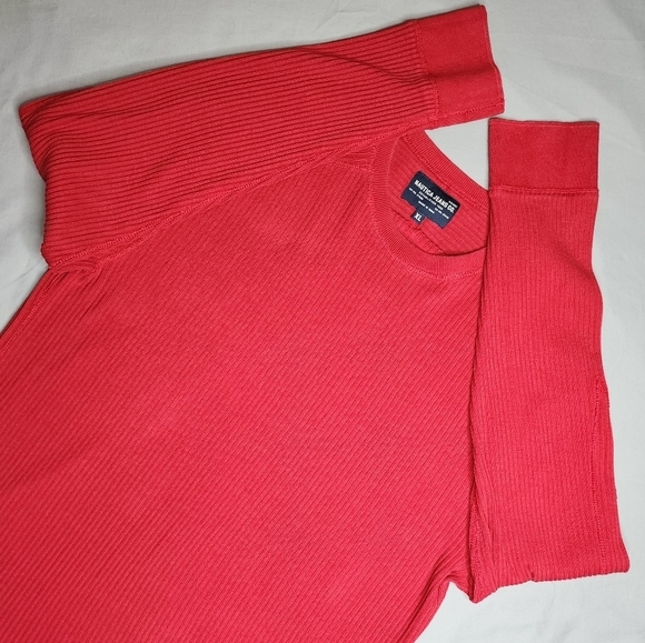 Nautica Other - 𝅺nautica Jeans Co. Men's XL red long sleeve ribbed shirt